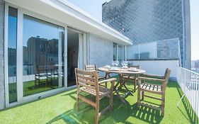 Studio met groot zonneterras centrum Oostende